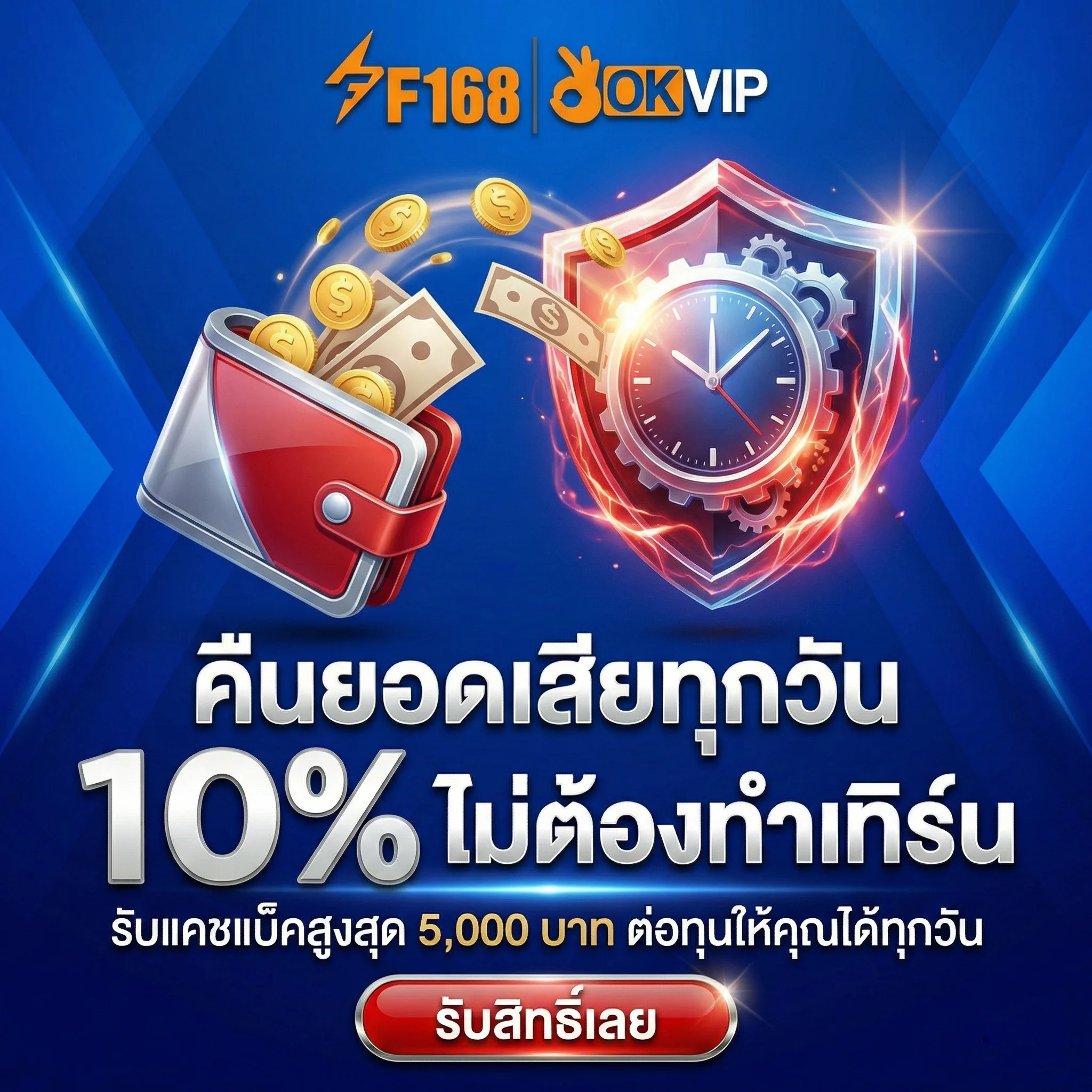 คืนยอดเสียทุกวัน 10% ไม่ต้องทำเทิร์น
